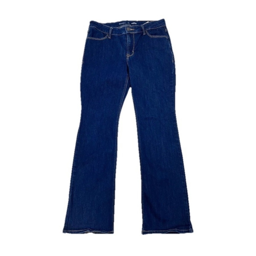 Old Navy Denim Jeans‎ Mid Rise Wow Boot Cut Women's 8 Blue Dark Wash